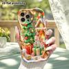 Phone Case: 2D Flat Design Suitable for iPhone 18 17 16 15 14 13 Pro Protective Case, Christmas Scene, Perfect Holiday Gift for Christmas and Hallowee