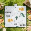 Large 200x150cm/200x200cm Foldable Outdoor Blanket Waterproof Sand Resistant for Adults Ideal for Park Beach Festivals