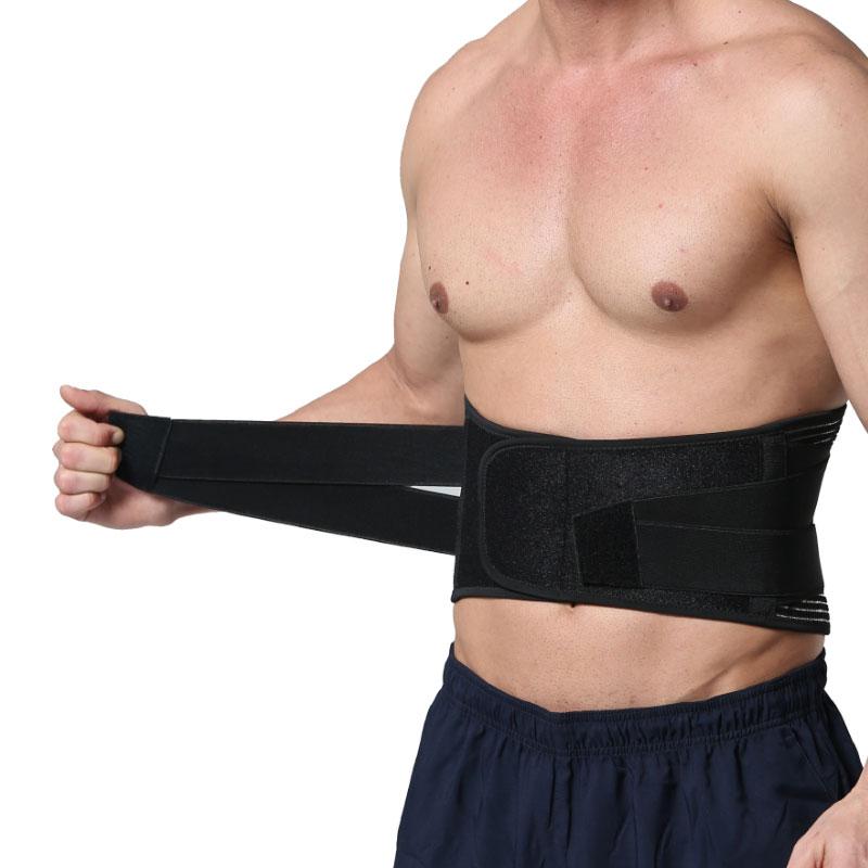 Light Thin Orthopedic Rigid Adjustable Back Brace for Lower Back Pain Relief with Lumbar Pad Support for Men/Women