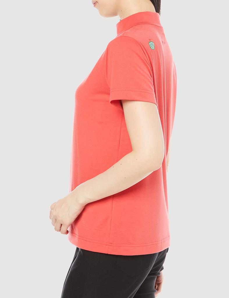 Lee Official Tight Mockneck Size XS Tee, Women's, Red,