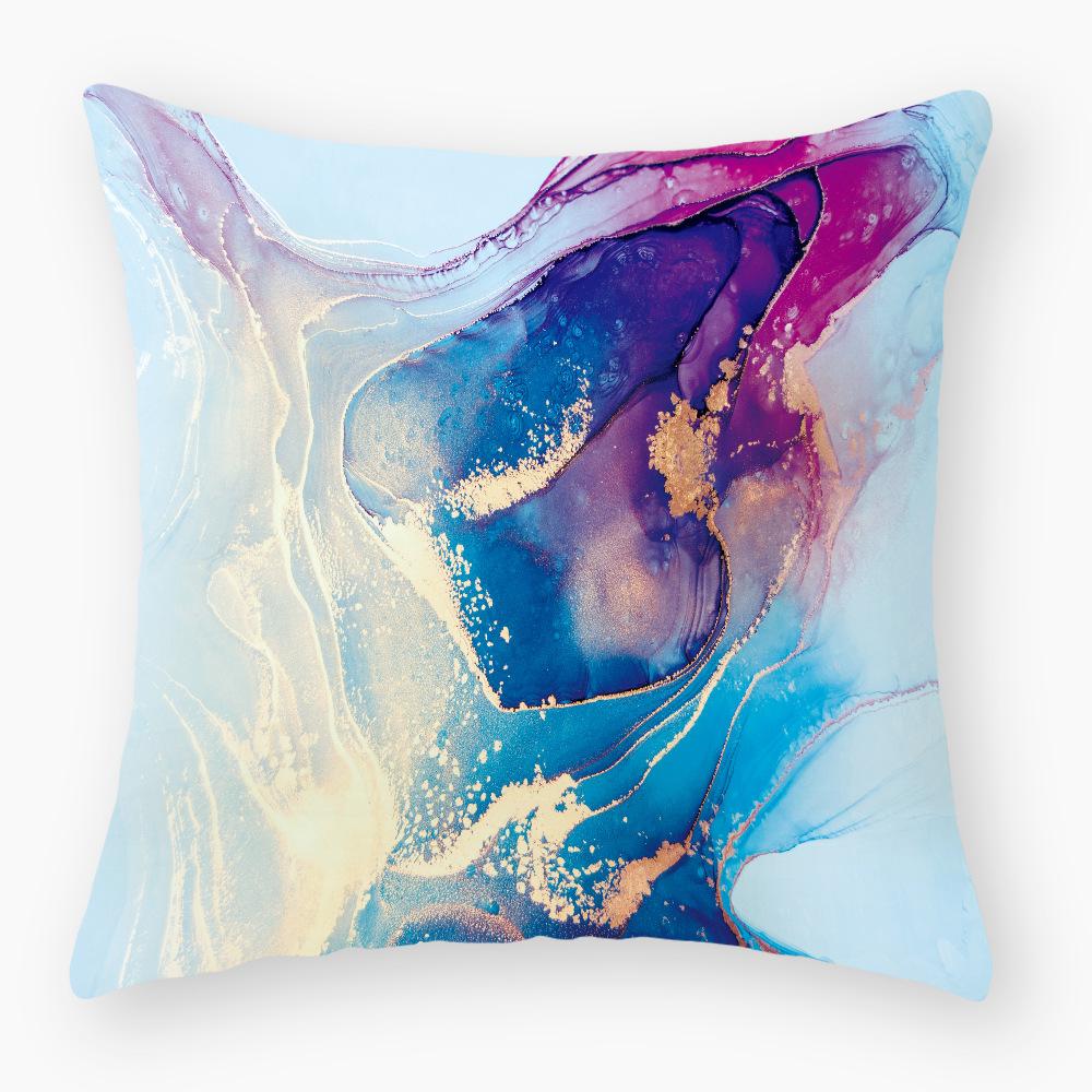 Ins Eyelash Printing Pillowcase Peach Leather Velvet Pillowcase Pillowcase Super Soft Pillowcase Sofa Decoration Pillow