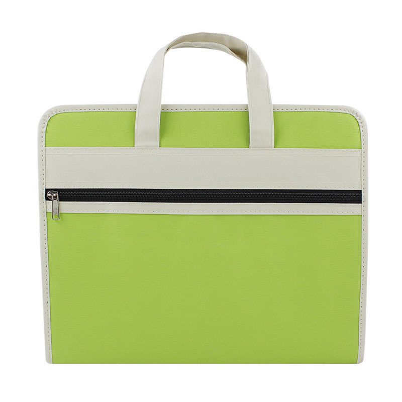 Canvas Student Handheld Examination Paper Bag Multi-Layer Classification Folder Large Capacity Boys and Girls Expanding File Materials Cosmetics Bag