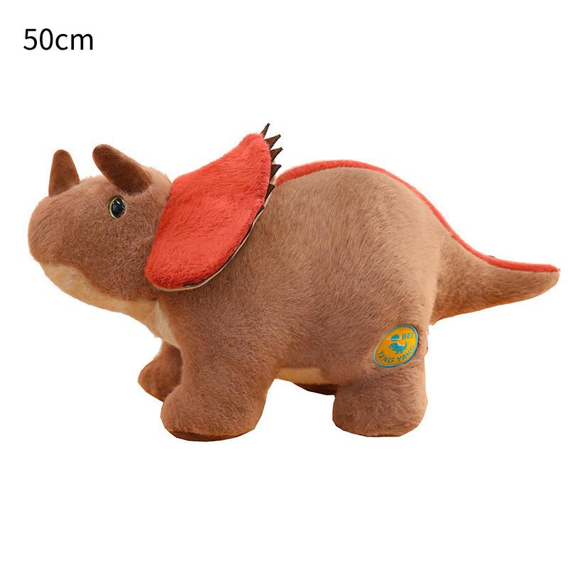 Adorable Triceratops Plush Toy Soft Dinosaur Stuffed Animal For Kids And Girls