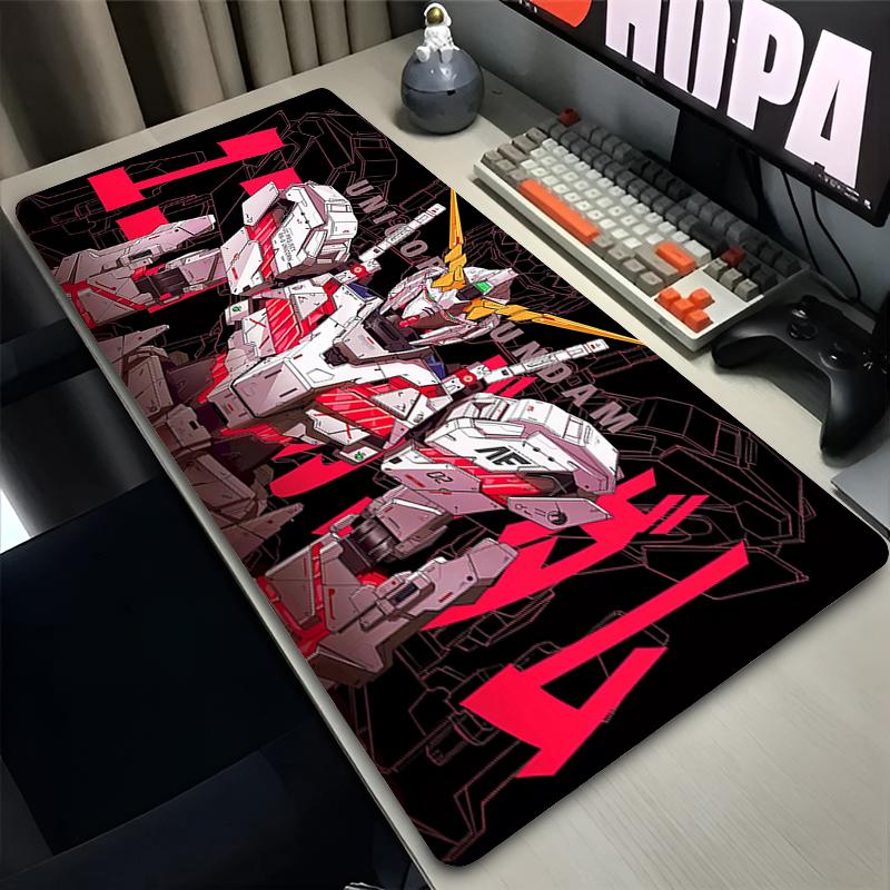 Anime Mouse Pads Popular MMechanical Warrior GGundam Large Xxl Extended Gaming Desk Mat Non Slip Pc Computer Gamer Mouse Pads
