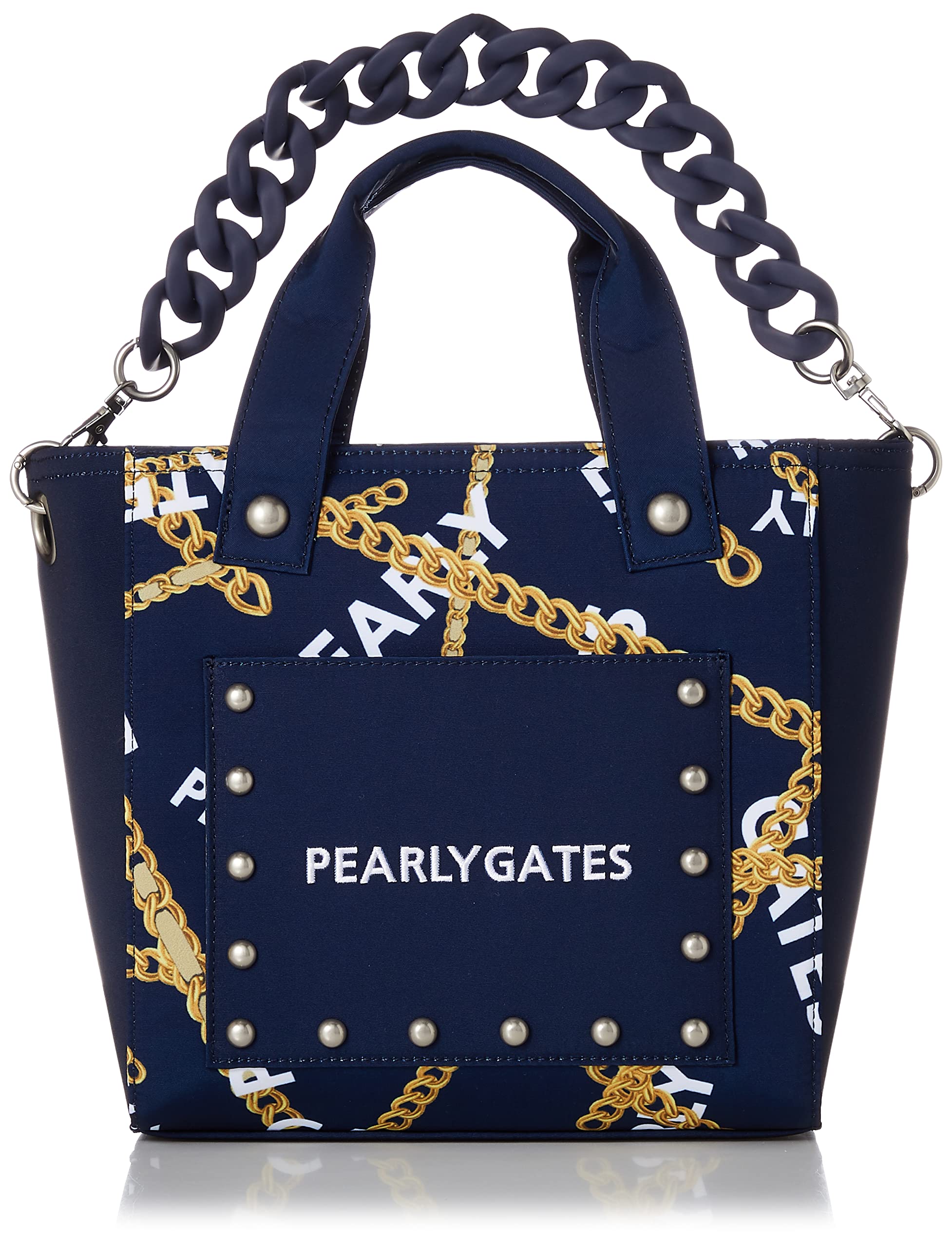 

[Pearly Gates] Unisex Cart BagChain Motif Cart BAG 053-2281005 121Navy Base FR