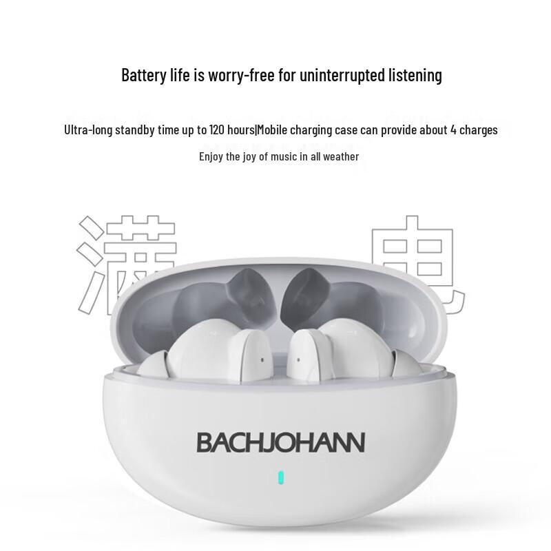 Bach Johann T5 Smart Noise-Cancelling True Wireless Earbuds