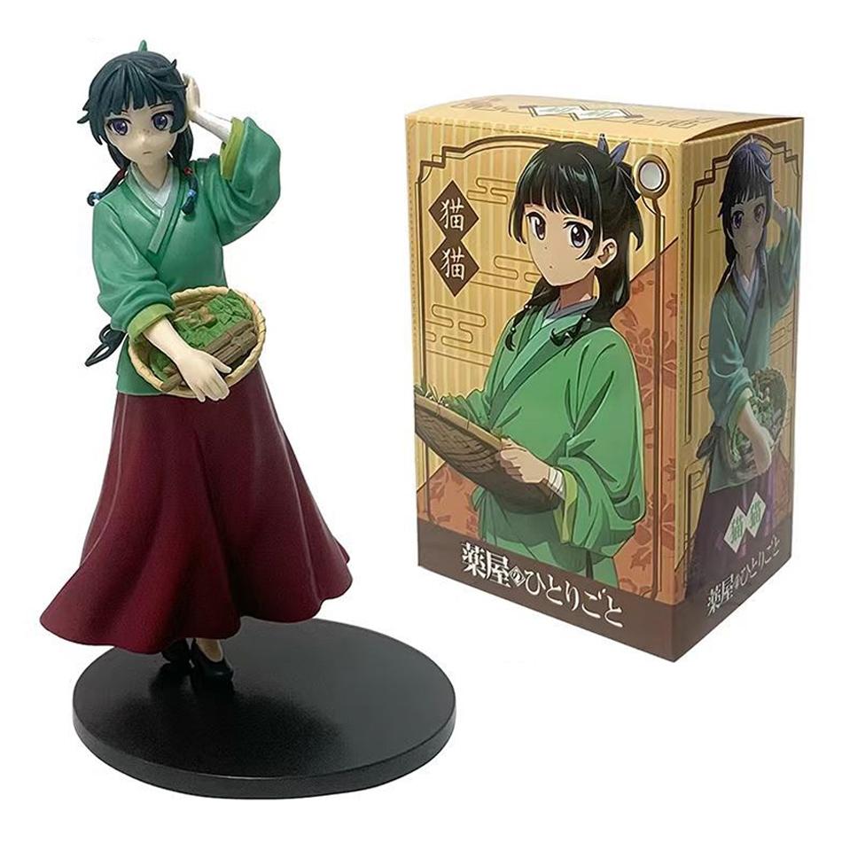 Anime Eczacı Günlükleri Figürü 17cm Maomi Aksiyon Figürü PVC Model Kawaii Araba Dekorasyonu Bebek Çocuk Oyuncakları Noel Hediyesi'nin