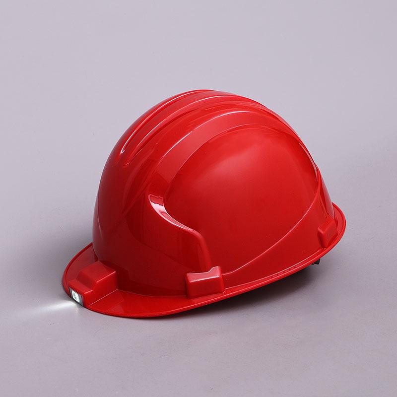 Cooling Safety Helmet with 4 Fans & Lights for Construction