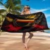 Belgian Football Association Emblem Beach Towel, Quick-drying, Easy to Care for, Suitable for Both Fitness and Beach Vacations,Sports Essential