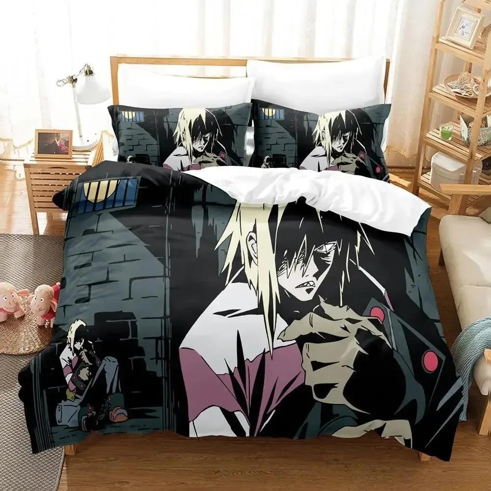 Tengen Toppa Gurren Lagann Bedding Set Single Twin Full Queen King Size Bed Set Adult Kid Bedroom Duvetcover Sets 3D Print Anime