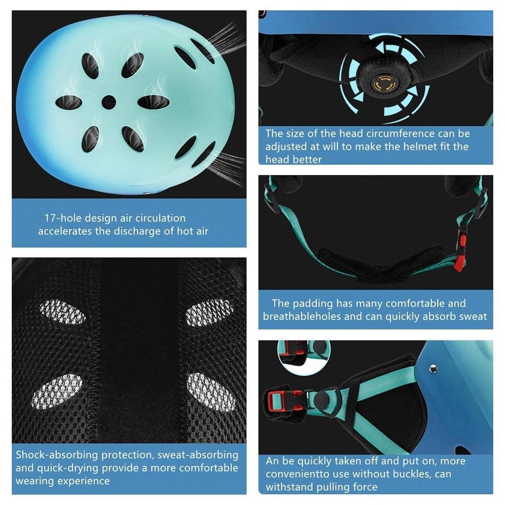 Impact Resistant Ski Helmet for Snowboarding And Skateboarding