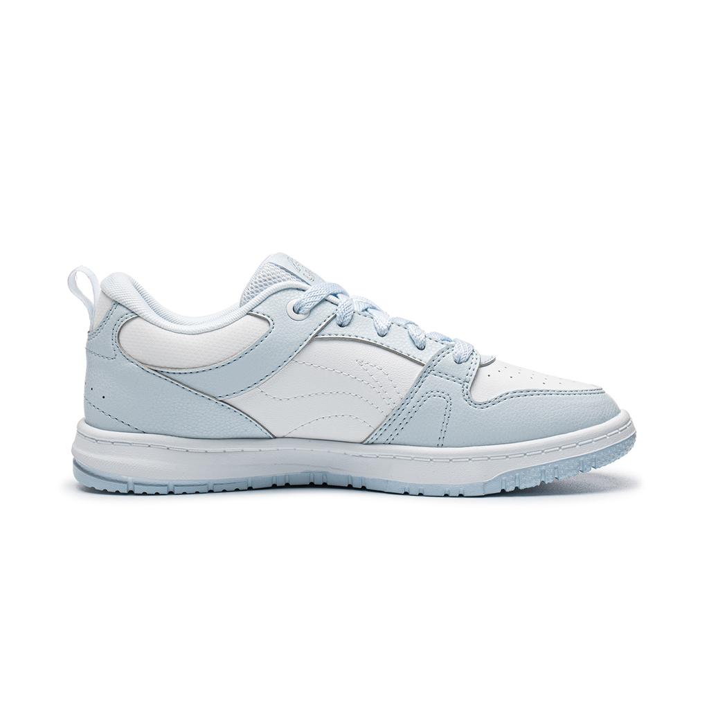 Li-Ning Tianji Lite Fashion Classic Casual Sports Versatile Low-Top Skate Shoes Women sneaker White Blue AGCW254-2