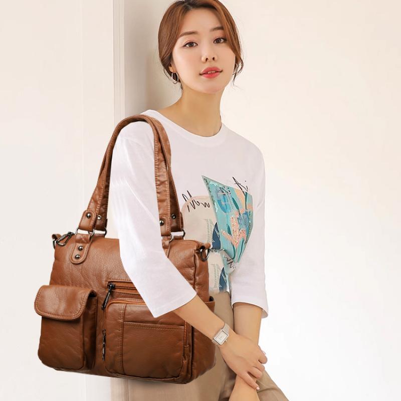 Sacs à main Sacs pour femmes Grande capacité Sacs bandoulière pour femmes 2026 Nouveau Sac à bandoulière Sac à main en cuir PU pour dames Sac fourre-tout