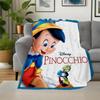 1pc, Cute Pinocchio & Friends Blanket Soft Throw for Outdoor, Perfect Gift for Friend, All Seasons Use, Outdoor Blankets, Living Room