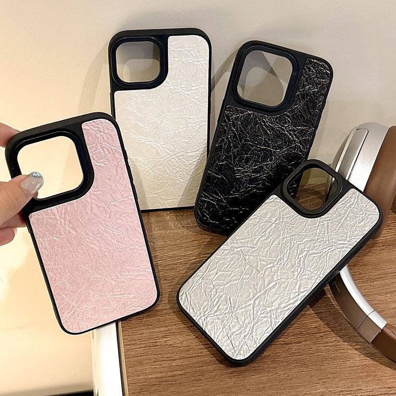 Simple and High-end Mobile Phone Case for IPhone17promax Leather Light Luxury for Apple 16plus Men and Women Hard