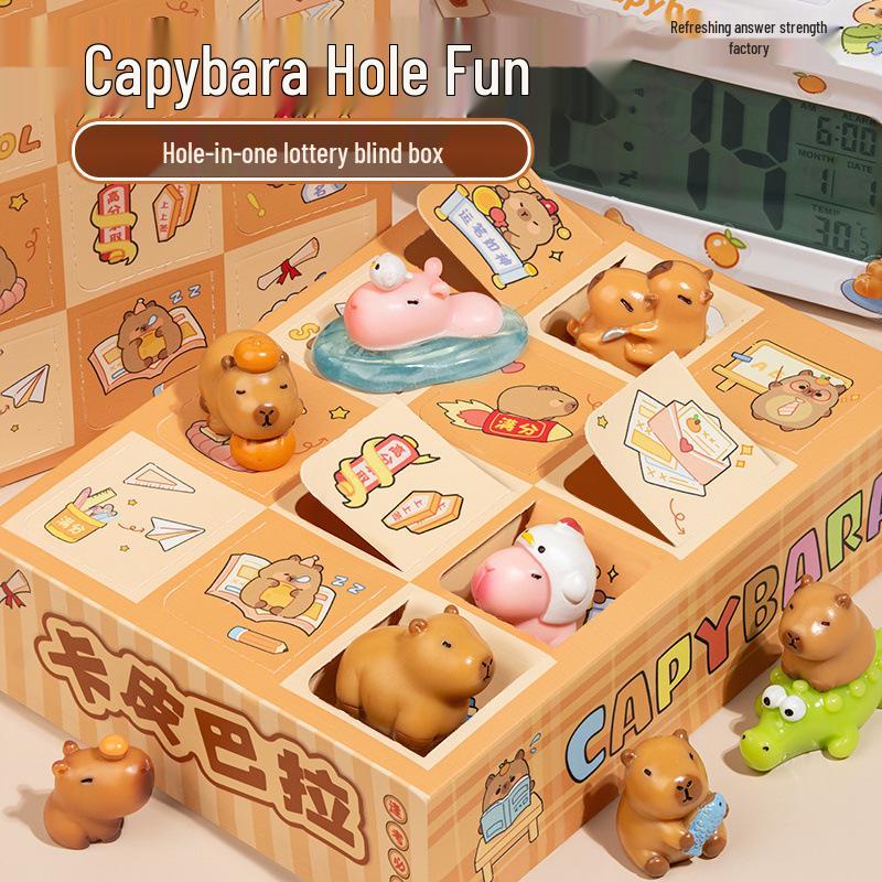 Capybara Surprise Poke Game: Cute Toy & Tear Apart Gift for Kids & Students