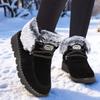 Winter Women's Thickened Warm Boots Fashionable and Versatile Outdoor Flat Short Boots