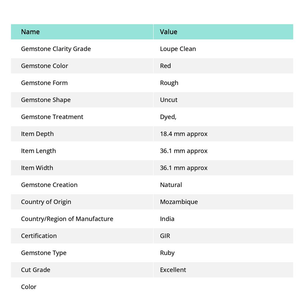 Natural Ruby CERTIFIED Rough Huge Size 270 Ct Uncut Red Ruby Loose Gemstone A-538