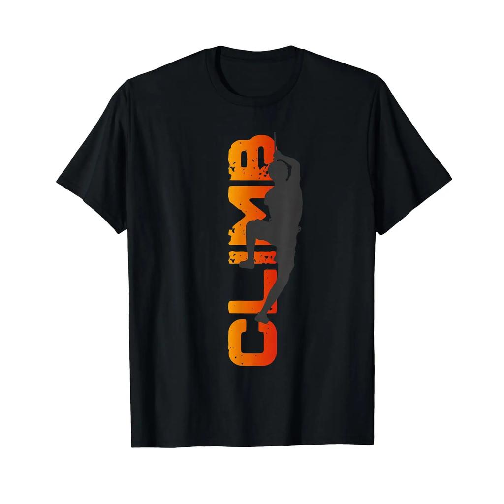 Rock Climbing Clothing T Shirt Vintage Washed Breathable Slightly Designer Clothes Top For Everyday Wear Comfortable Streetwear