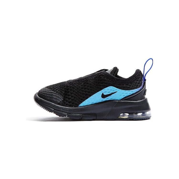 Nike Air Max Motion 2 Durable Non-Slip Low-Top Running Shoes Baby sneaker Black Blue AQ2744-005