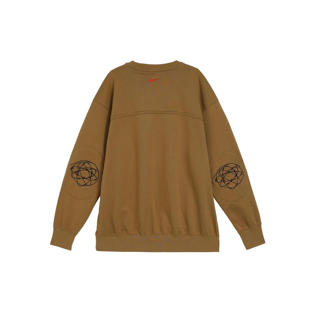 Nike X Futura Sweatshirts Unisex Brown Crew Neck Moderate Other fz0257-224