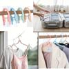 20PCS Folding Clothes Hanger Travel Portable Clothes Hanging Rack Space Saving Home for Dress Pants Suit Student Dormitory