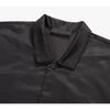 Mens Oversized Streetwear Coach Jacket With Silicone Letter Print Casual Winter Outerwear Loose Fit Black