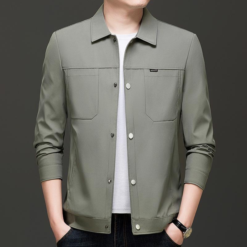 New Styles for Spring and Autumn Wear for Men's Casual Jackets for Men's High-end Lapel Jackets for Men's High-end Business Men's Clothing