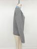 2026 Autumn/Winter Color Block Two-Piece Style Knit Sweater with Lapel and Long Sleeves