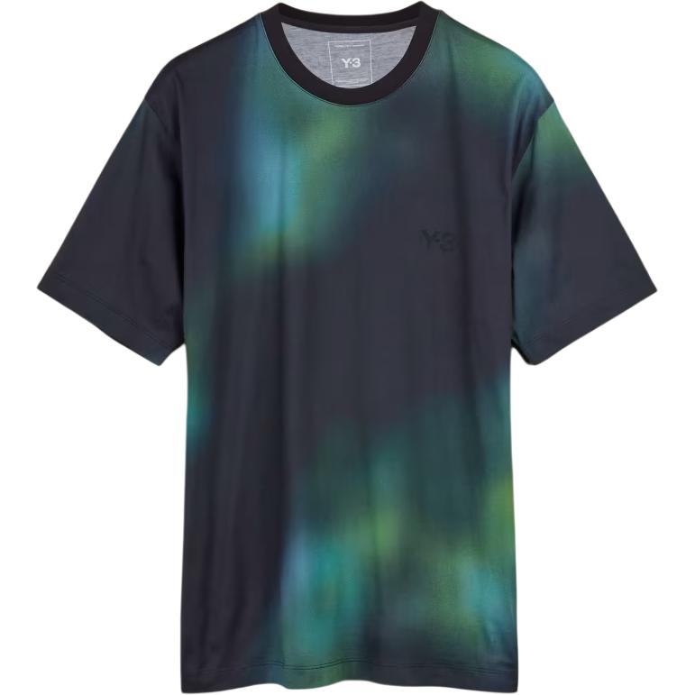 

Y-3 Футболка с принтом по всей поверхности, разноцветные мужские топы, разноцветные JL6880 M