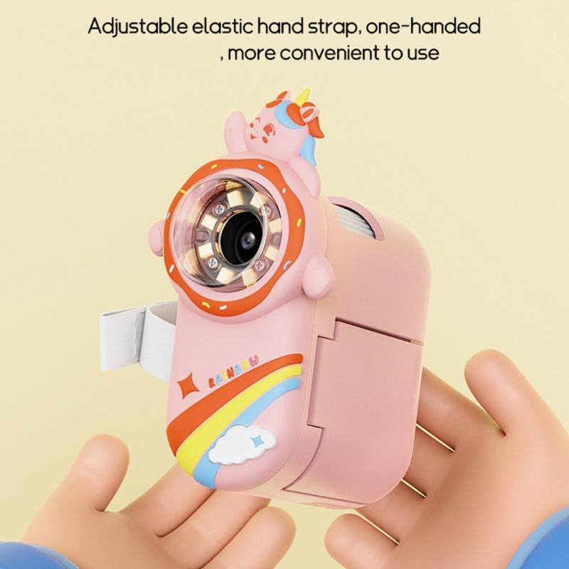 Zabawka Naukowa 2-calowy Kolorowy Ekran Cyfrowy Mikroskop Dla Dzieci 500-1000X Kamera Ręczne Urządzenie Powiększające LED