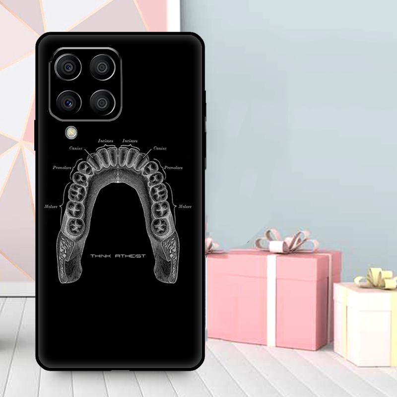 Dentist Tooth Pattern Case For Samsung Galaxy M06 M11 M31 M14 M34 M54 M12 M32 M52 M15 M13 M16 M36 M56 M53 M35 M55