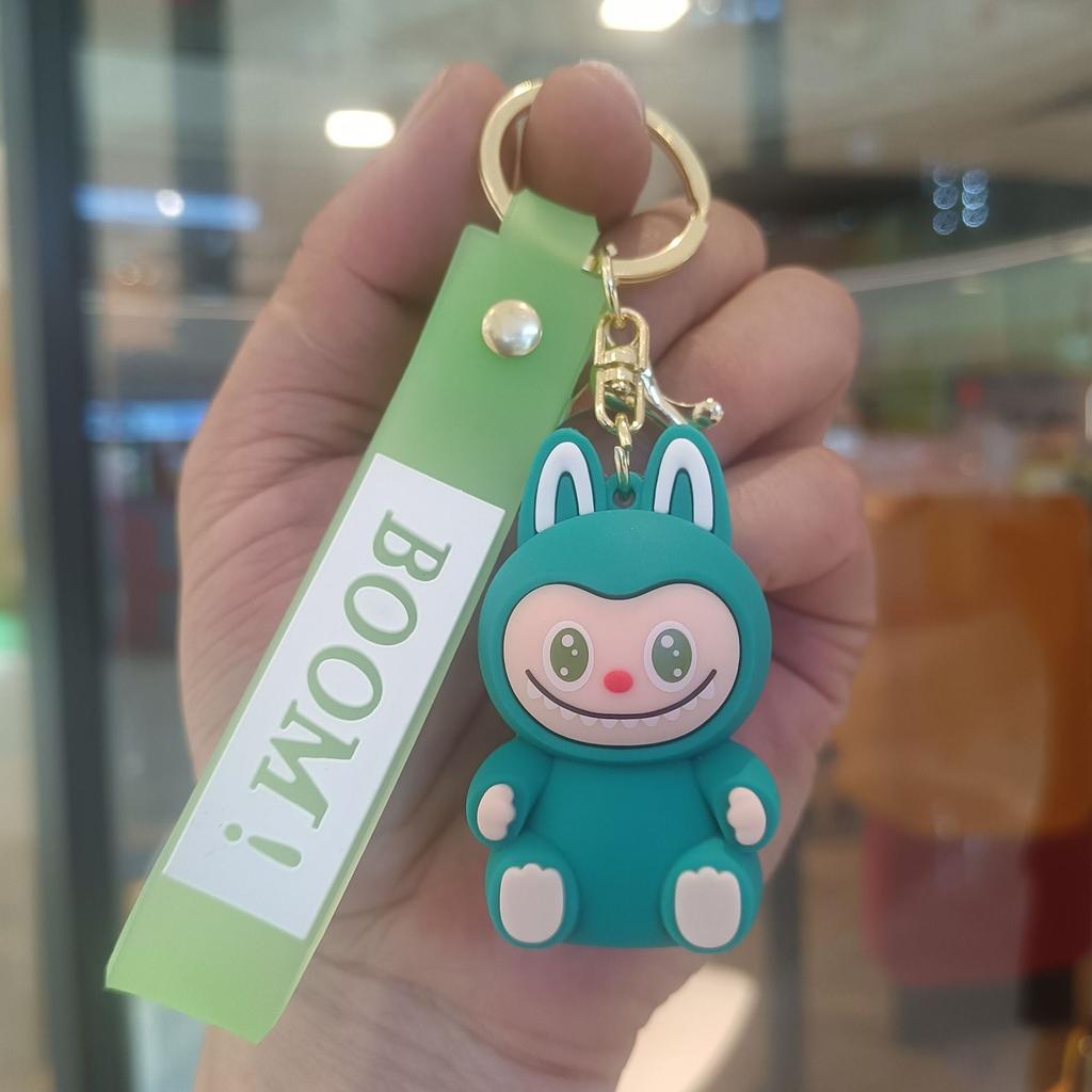 Buck Tooth Sheep Keychain Cute Cartoon Doll Schoolbag Pendant Car Key Chain Gift