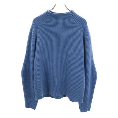 Mila Owen Langarmpullover F Blau gestrickt Damen Gebraucht