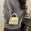 Hand carry mini square bag women's autumn new fashion shoulder messenger bag niche casual women's bag