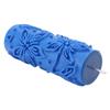 15cm Patterned Paint Roller Reusable Texture Rubber Roller Decorative Art Rubber Roller for Wall Office Chairs Old