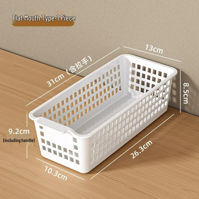 Large Capacity Plastic Storage Basket for Snacks, Toys, and Sundries