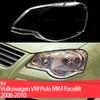 For Volkswagen VW Polo MK4 Facelift 2006-2010 Car Headlight Cover Lampshade Waterproof Bright Shell Cover Lamp Clear Lens Cover