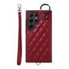 Suitable for Samsung S24 mobile phone case A25 rhombus small fragrant wind card ring bracket portable rope A05S anti-drop