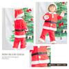 MiniBeans Santa Fleece Suit Suit, 3-Piece (90cm)