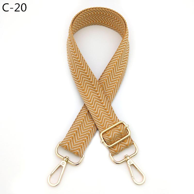New Arrow Solid Color Bag Shoulder Strap Accessories One Shoulder Oblique Span Adjustable Replacement School Bag Wave Strap