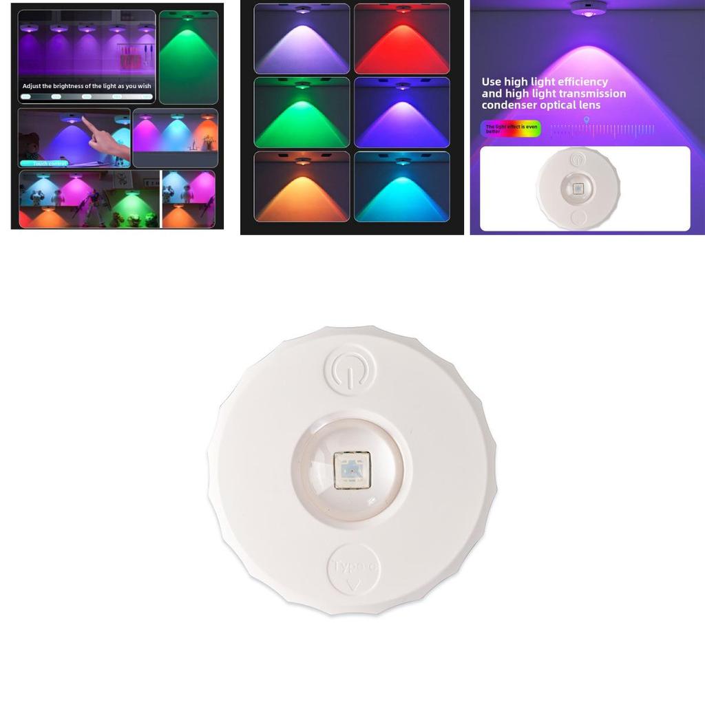 Modern Minimalist Led Rechargeable Night Light With Touch Control For Home Decor And Gift