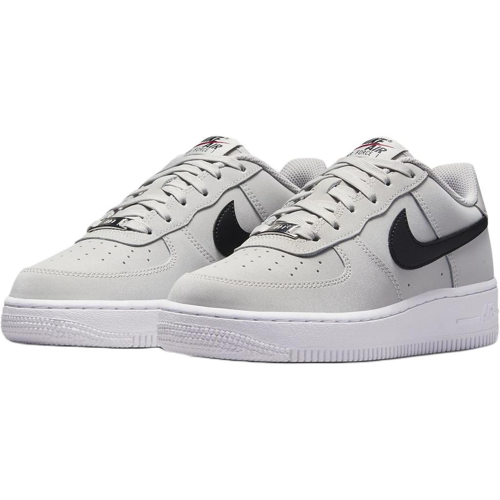 Nike Air Force 1 Lv8 Synthetic Leather Low Top Kids' Skateboarding Shoes Gray Kids' FZ1021-001