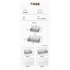 Wall-mounted Hole-free Shelving Basket-free Storage Nail-free Storage For Bathroom Kitchen Living Room Multifu Storages Basket