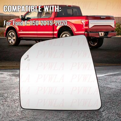 Pour Ford F-150 F150 2015 2016 2017 2018 Côté Gauche Rétroviseur Extérieur Chauffant Angle Mort Verre FL3Z17K707AH FL3Z17K707P
