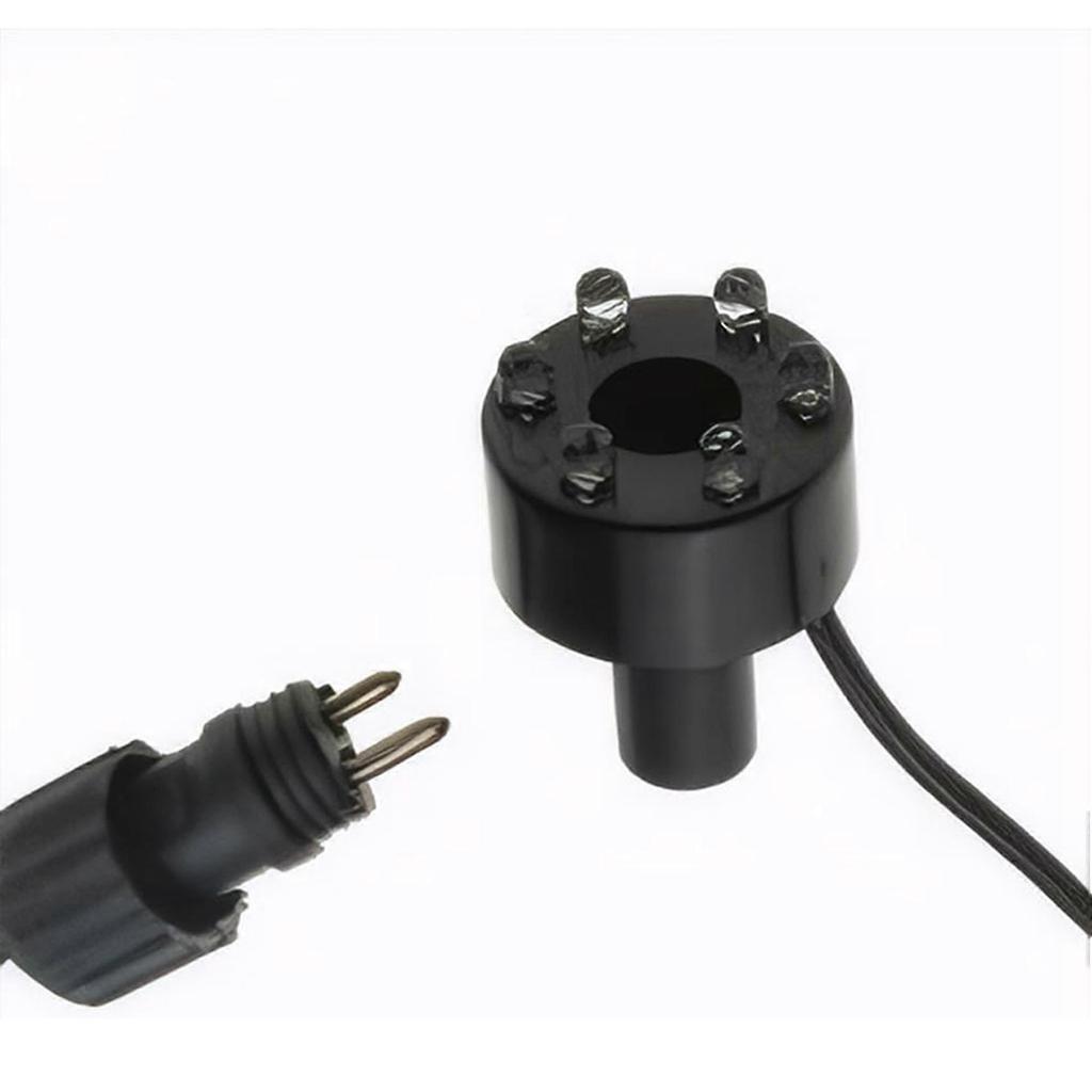 3X RGB 6 LED AC12V Water Fountain Light with 2Pin Connection Underwater Pond Lights Water Feature Lights for Pool