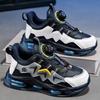 Mid-sized and older children's rotating buckle casual dad shoes autumn boys' shoes 2025 autumn new children's non-slip sneakers