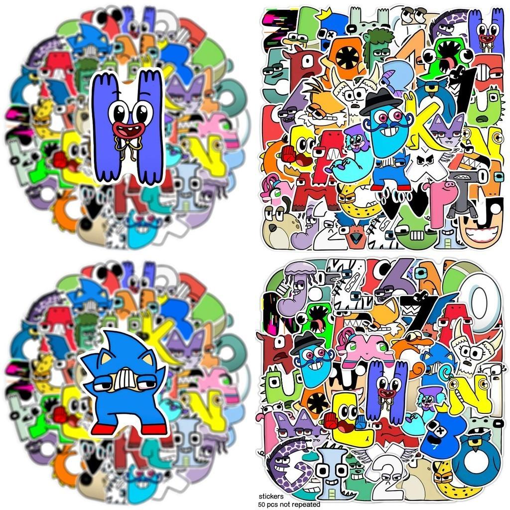 Wiederverwendbare Alphabet Lore Wasserdichte Aufkleber Für Handys/Laptops/Hüllen