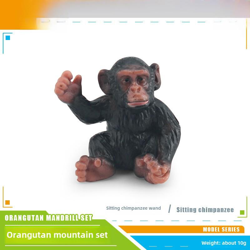 Schimpanse und Gorilla Stehend Zoo Modell Spielzeug