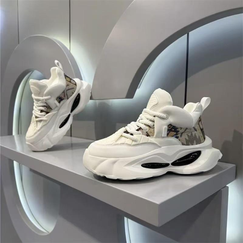 

Men s shoes spring new fashion versatile trend casual non-slip wear-resistant niche youth platform dad shoes 44